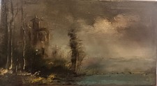 dipinto olio su tela firmato
