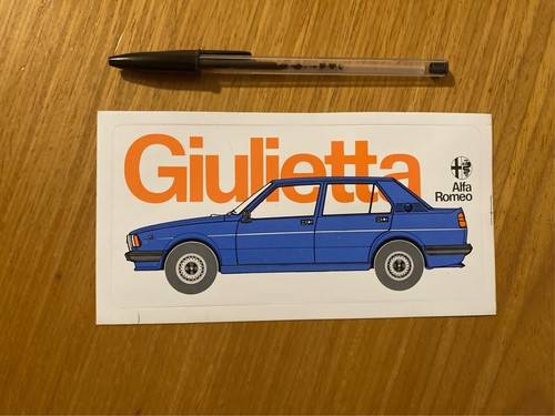 Adesivo giulietta alfa romeo - adesivo,