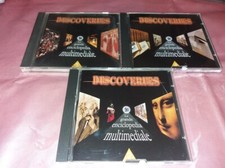 3 CD ROM=DISCOVERIES=LA GRANDE ENCICLOPEDIA MULTIMEDIALE=L'ESPRESSO  anni 2000