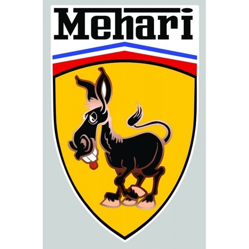 Mehari sticker vinyle laminé - sticker,