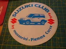 ADESIVO VINTAGE STICKER KLEBER SUZUKI CLUB  4 X 4 BY MASSERINI PIEMME CORSE