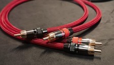 COPPIA  CAVI DI SEGNALE AUDIO SOMMER SPIRIT LLX RCA MONSTER HI FI AMPLIFICATORE