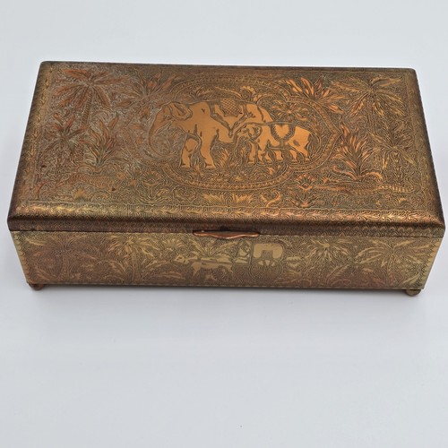 Vintage brass box - box, india