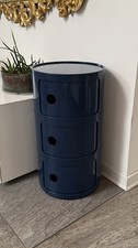 Comodino tre elementi Blu -