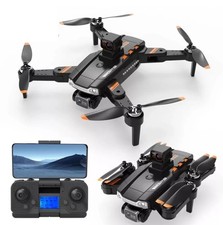 DRONE QUADRICOTTERO PROFESSIONALE GPS PIEGHEVOLE CON TELECAMERA 4K BORSA WIFI