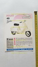 Ducati Brio 48 Scooter depliant originale italiano brochure  