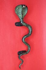 Maniglia estraibile porta ottone fatta a mano stile antico vintage grande serpente arredamento casa