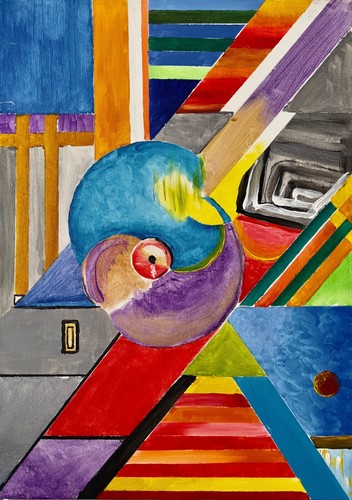 Pittura astratta geometrie e - astratta,,