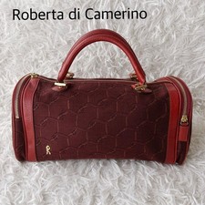 Borsa Roberta di Camerino pelle rossa vintage borsetta elegante strutturata uso quotidiano