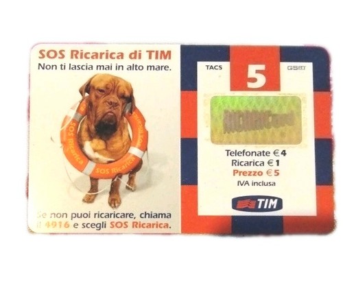 Ricarica telefonica tim 5 - ricarica, da