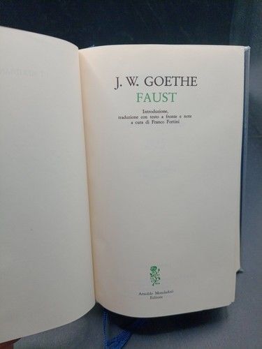 Faust goethe mondadori - -,