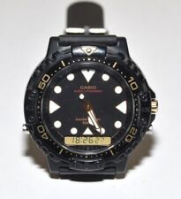 Orologio Casio Alarm Chronograph analogico digitale 740 AQ-110 C 10 ATM Korea