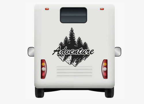 Adesivi auto avventura foresta - avventura,