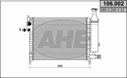 Radiatore raffreddamento - yy,