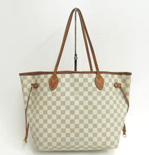 Autentica borsa a tracolla Louis Vuitton Damier Azur Neverfull MM F#46411