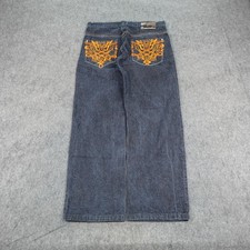 Jeans vintage Southpole uomo 36 gamba dritta denim ricamato