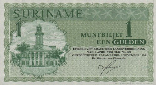 Suriname fiorino anno - suriname,