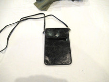 Borsa a tracolla Minicat nera, tracolla staccabile