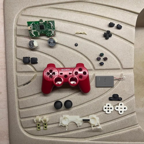 Controller ps3 rosso originale - controller,