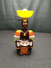 Bottiglia Vintage Vecchia Rovere Rum-  Vetro Marrone- Trinidad- Limbo Angostura 