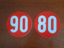 Coppia adesivi vintage - , limite