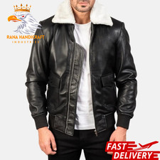 Giubbotto bomber uomo pelle