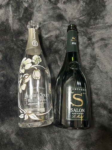 Bottiglia vuota champagne - vuota,