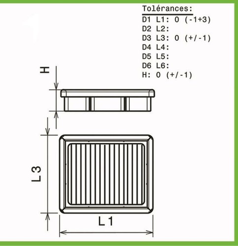 Filtre air green pour - a,