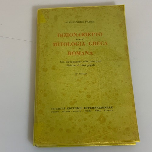Dizionarietto della mitologia