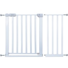 Griglia di protezione per scale bianca per passaggio 110-120 cm altezza 77 cm