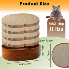 4 Confezioni Tiragraffi Ovali