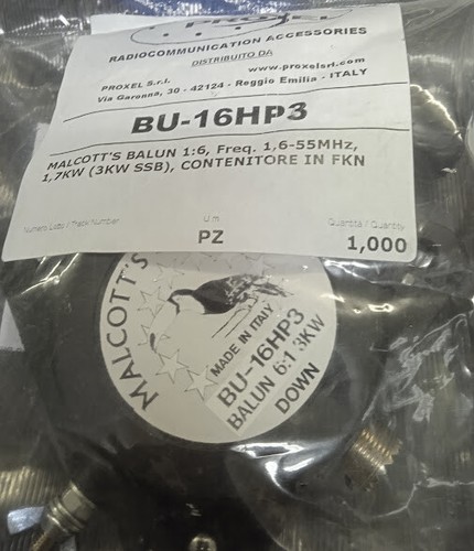 Malcott balun bu 16hp3 - balun, 1:6