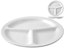 PIATTO ROTONDO ANTIPASTO TRIS I PORCELLANA BIANCA 30 CM 04001389 SATURNIA 5276