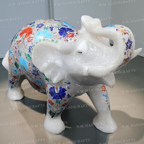Elefante intarsiato marmo - intarsiato,