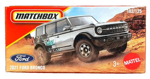 Matchbox 2021 ford bronco - matchbox,