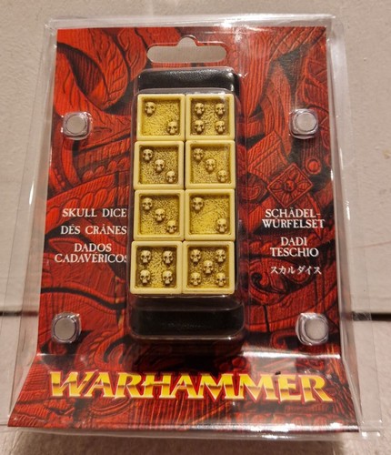 Warhammer fantasy skull dice - fantasy,