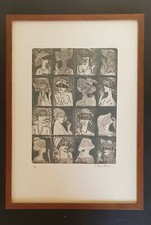 Quadro - Incisione di Salvatore Marchese - disegno satirico