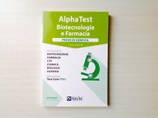 Alpha Test Biotecnologie e Farmacia- Prove verifica