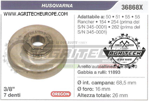 36868x oregon pignone - oregon, campana