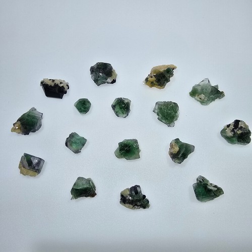 Lotto fluorite fantasma - fluorite,