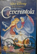 Cenerentola vhs disney - vhs,