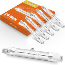 6 Pezzi Lampadina Alogena 78Mm