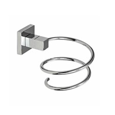 SUPPORTO BAGNO PORTA ASCIUGACAPELLI PHON DA PARETE CASA HOTEL CROMATO 03517