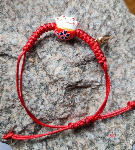 Bracelet chat maneki neko - chat,