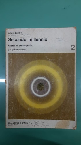 Secondo millennio storia - storia, e