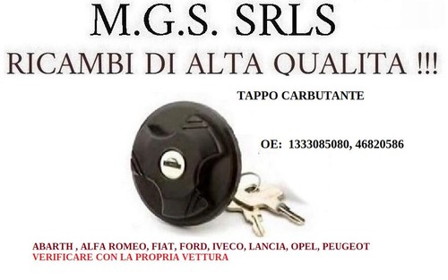 Tappo carburante con chiave - carburante,