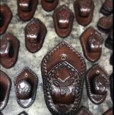 Portapistole in pelle da