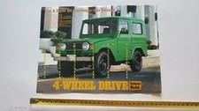 Dahiatsu F 50 V Deluxe 4WD 1977 depliant auto originale brochure 