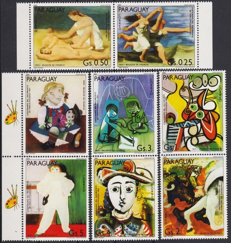 Paraguay 1981 picasso arte - paraguay,
