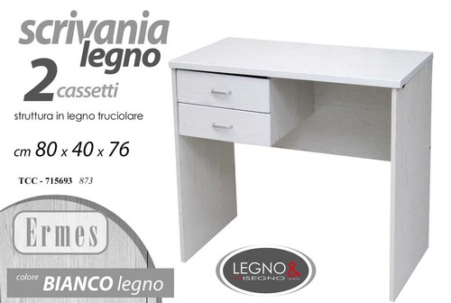 Scrivania moderna cassetti - 2,